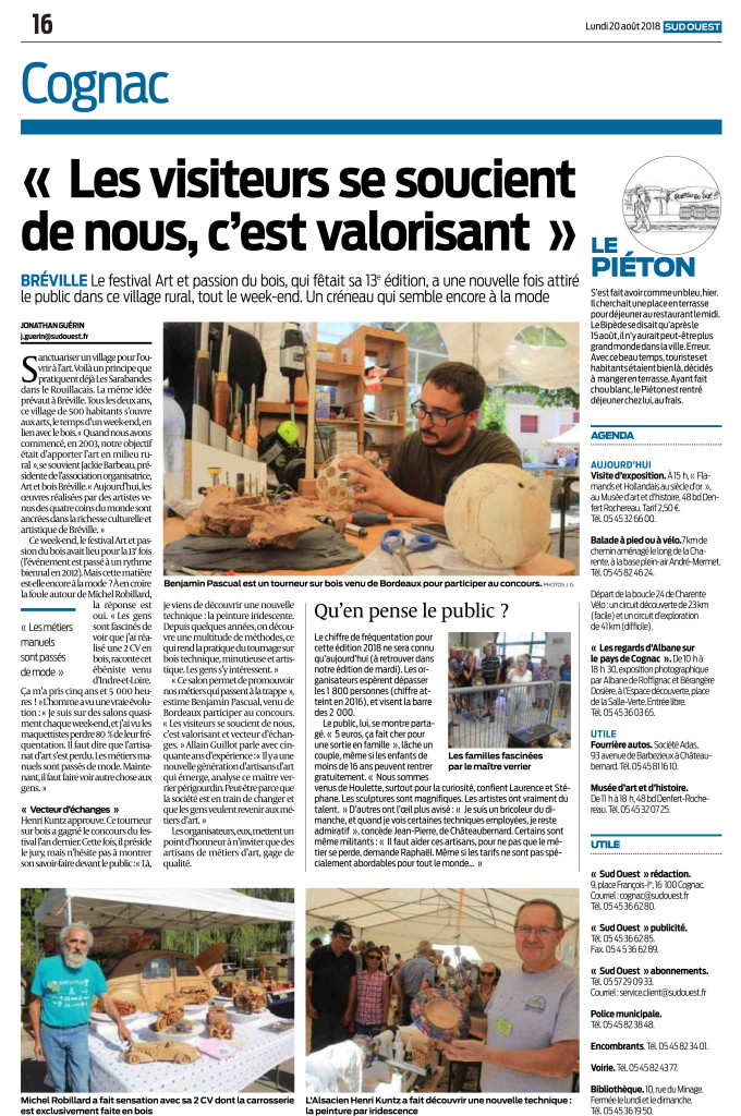 Pages Sud Ouest 2018-08-20